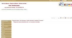 Desktop Screenshot of plaquedemaison.com